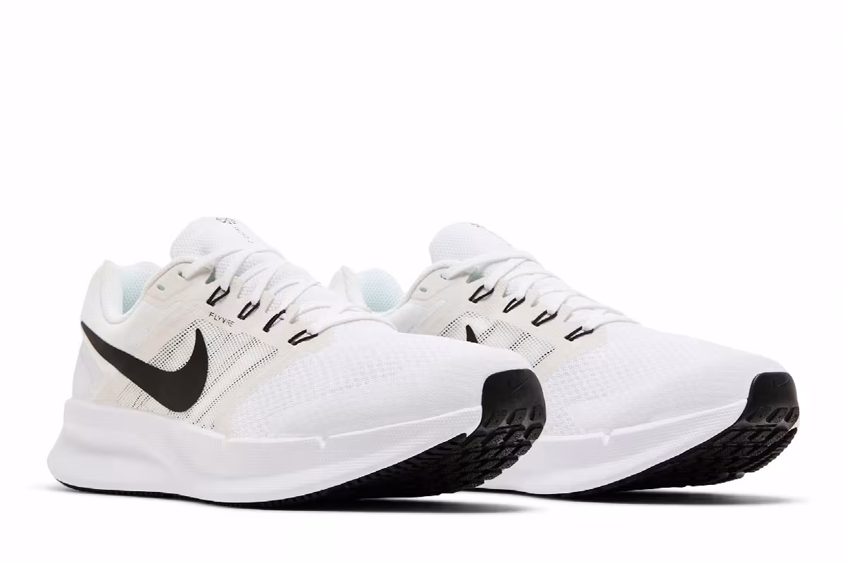 Nike Run Swift 3 White Black, view 9