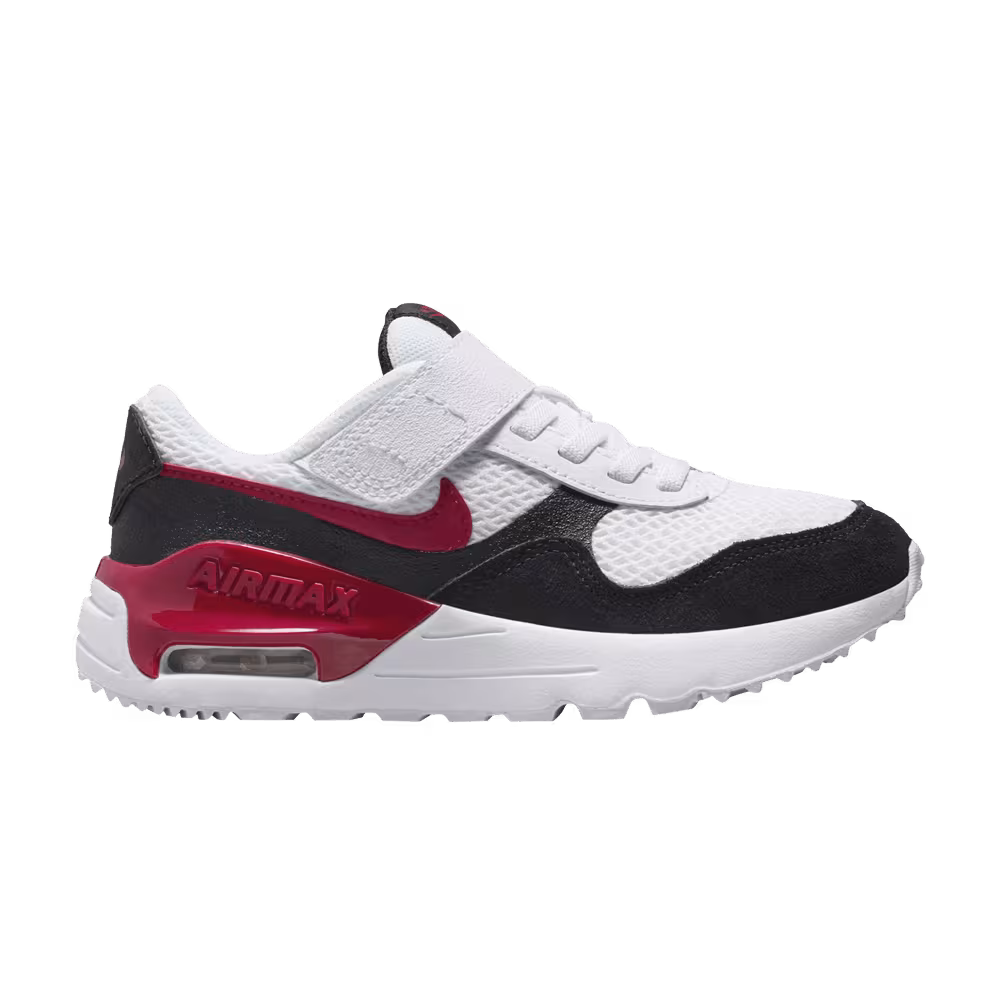 Nike Air Max SYSTM PS White Black Gym Red