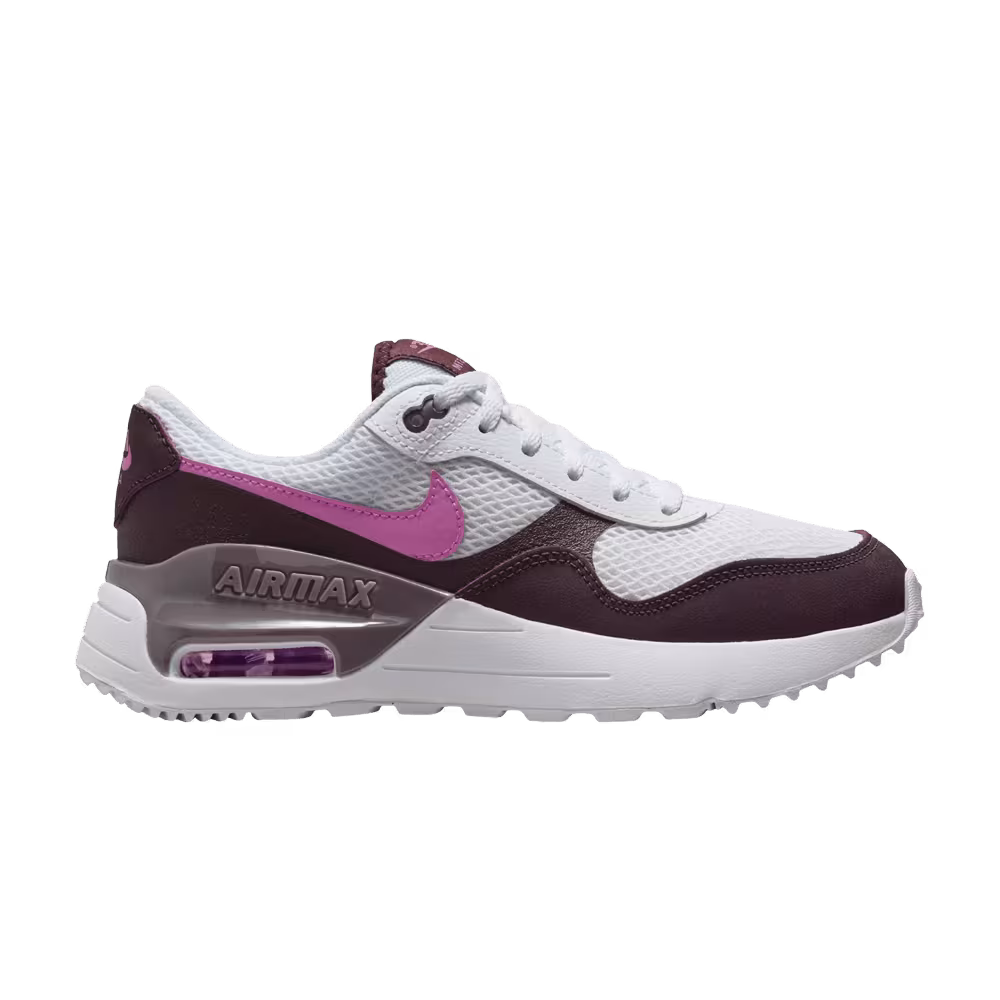 Nike Air Max SYSTM GS White Burgundy Crush Pink