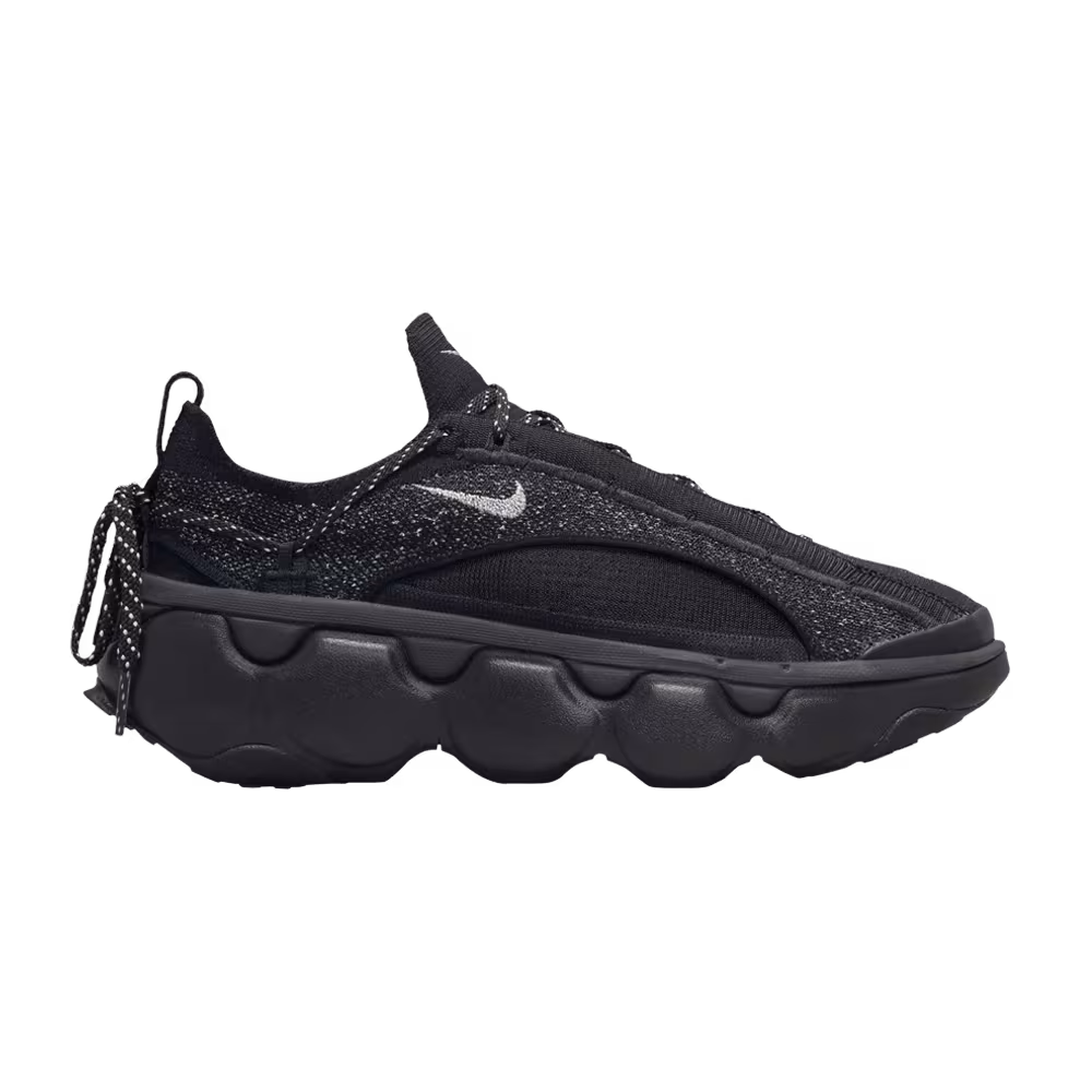 Nike Women's Flyknit Bloom Black Metallic Silver