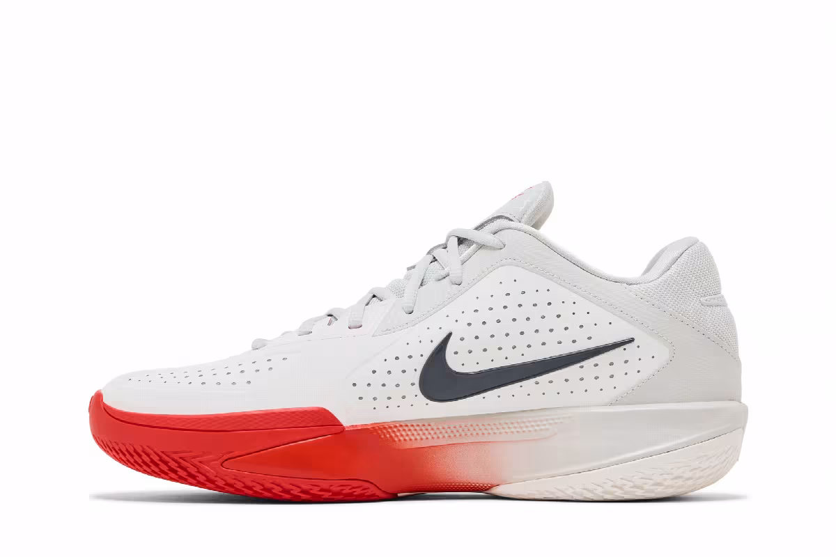 Nike Air Zoom GT Cut Cross EP Light Grey Bright Crimson, view 4