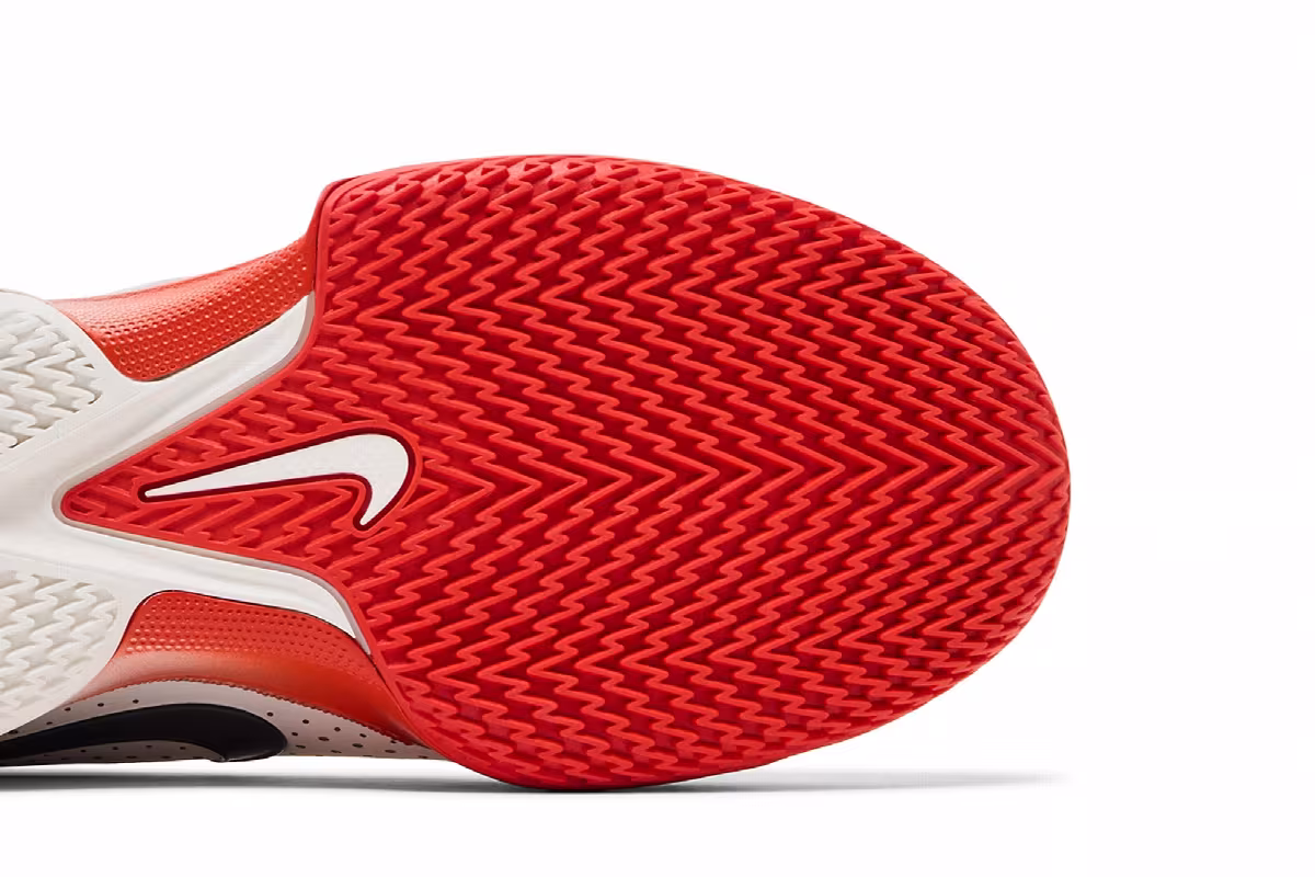 Nike Air Zoom GT Cut Cross EP Light Grey Bright Crimson, view 6
