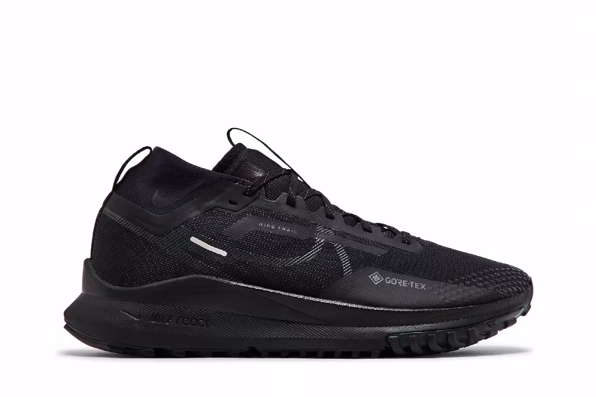 Nike React Pegasus Trail 4 GORE-TEX Black Anthracite, view 2