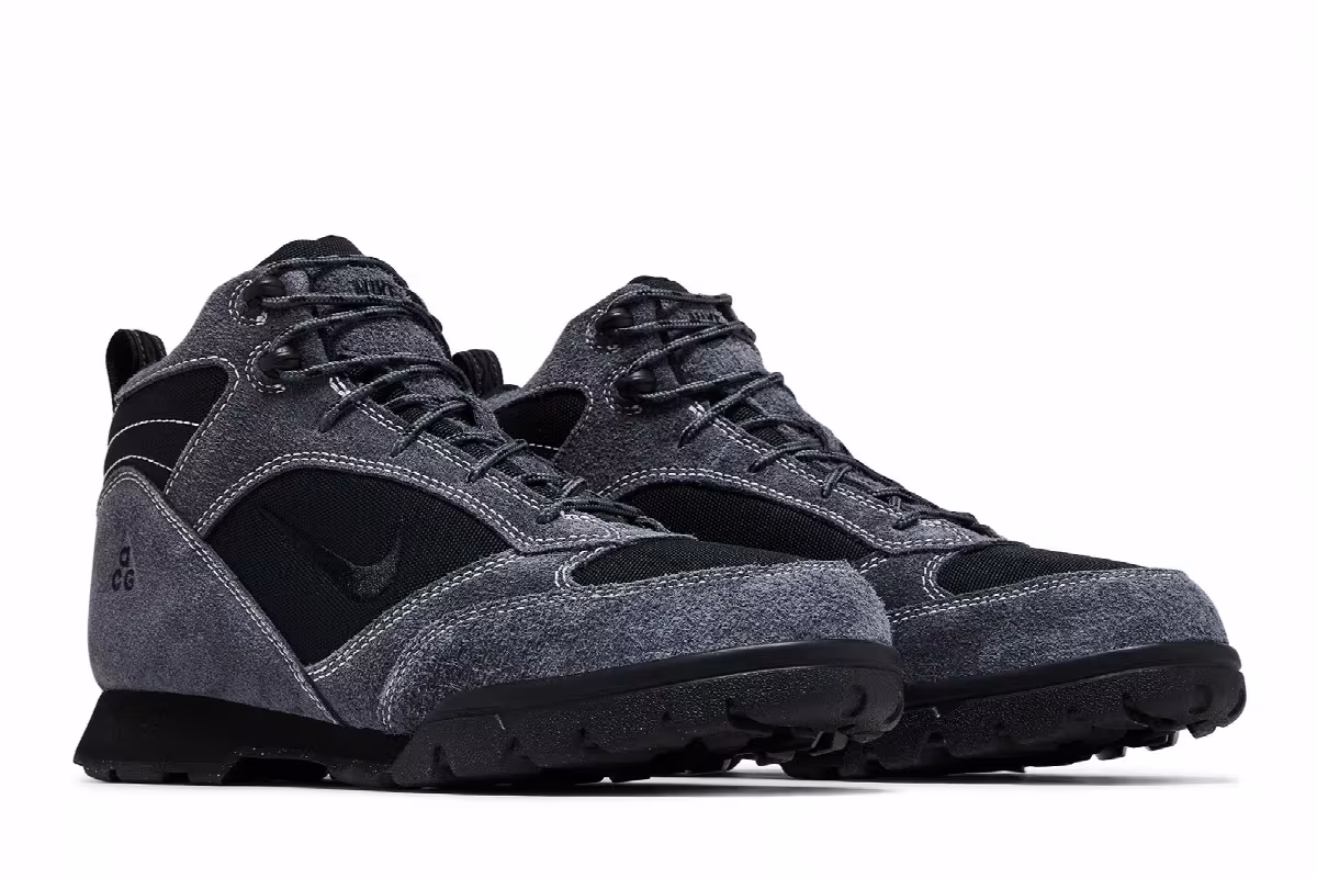 Nike ACG Torre Mid Waterproof Black Dark Grey, view 9