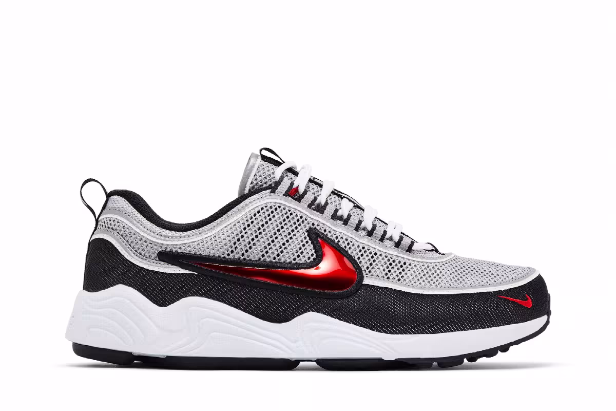 Nike Air Zoom Spiridon SP Silver Red 2024, view 2