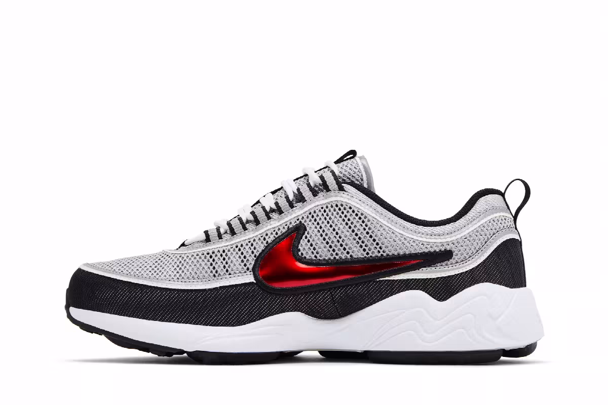 Nike Air Zoom Spiridon SP Silver Red 2024, view 4