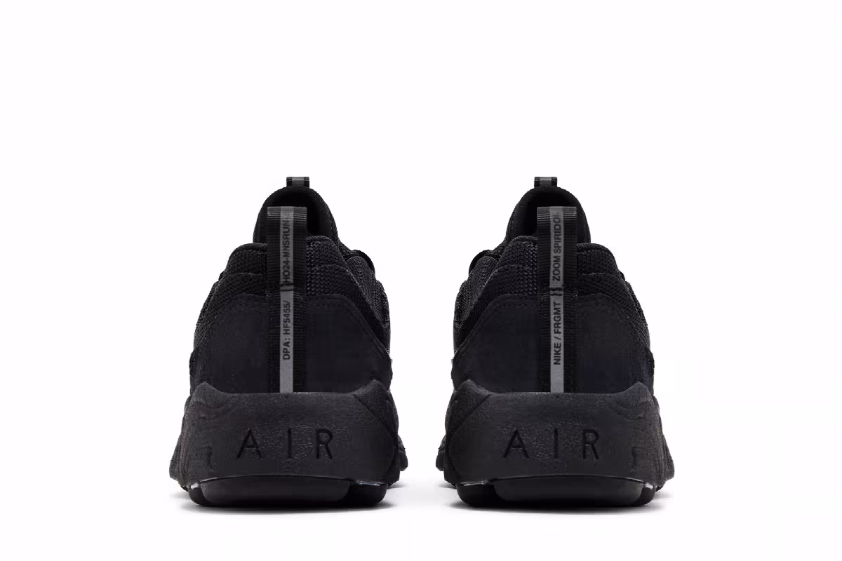 Fragment Design x Nike Air Zoom Spiridon SP Black, view 7