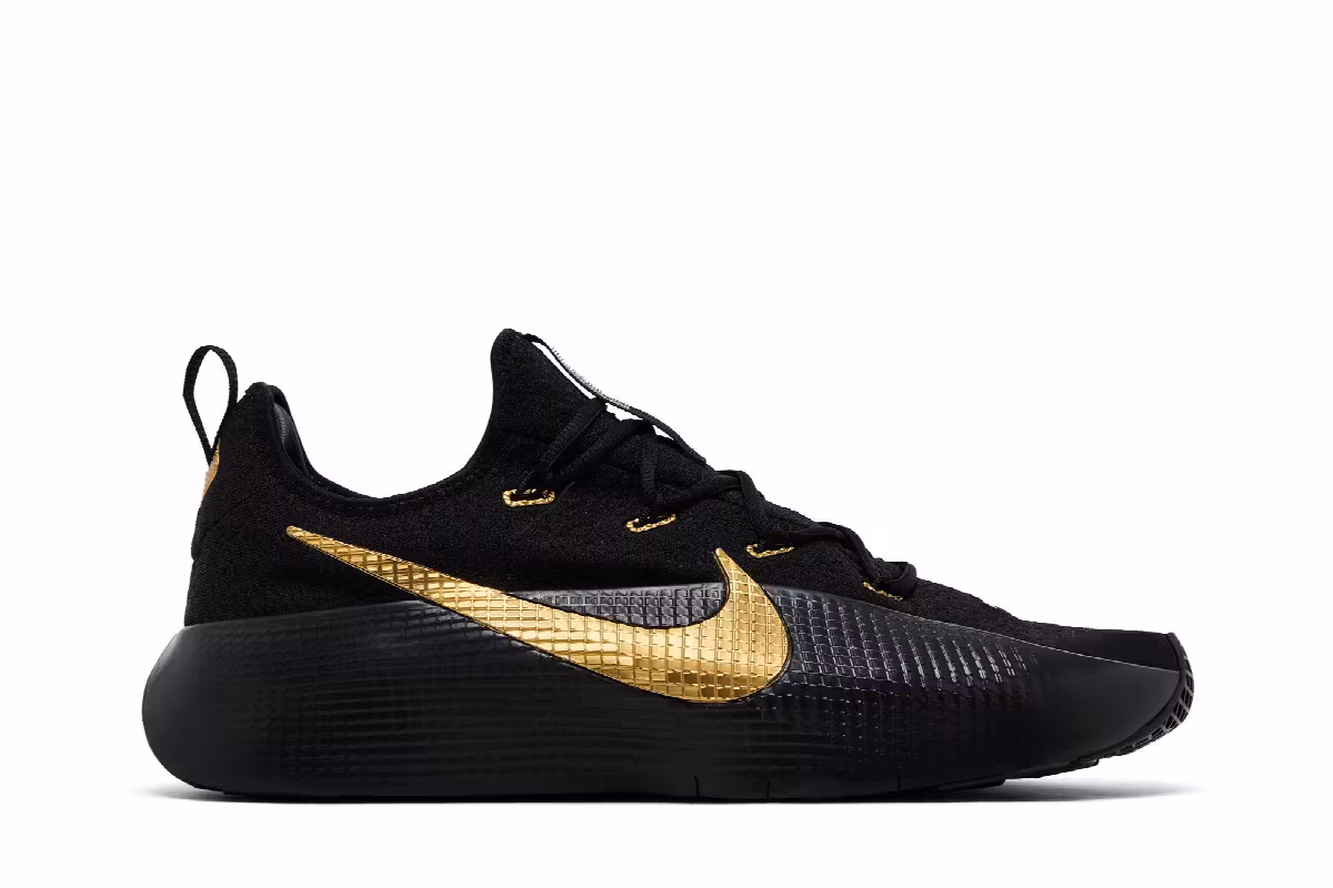 Nike LeBron TR 1 Black Metallic Gold, view 2