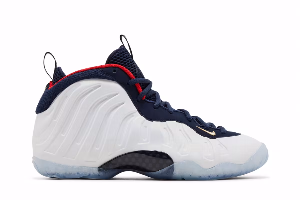 Nike Little Posite One GS Olympic 2024, view 2