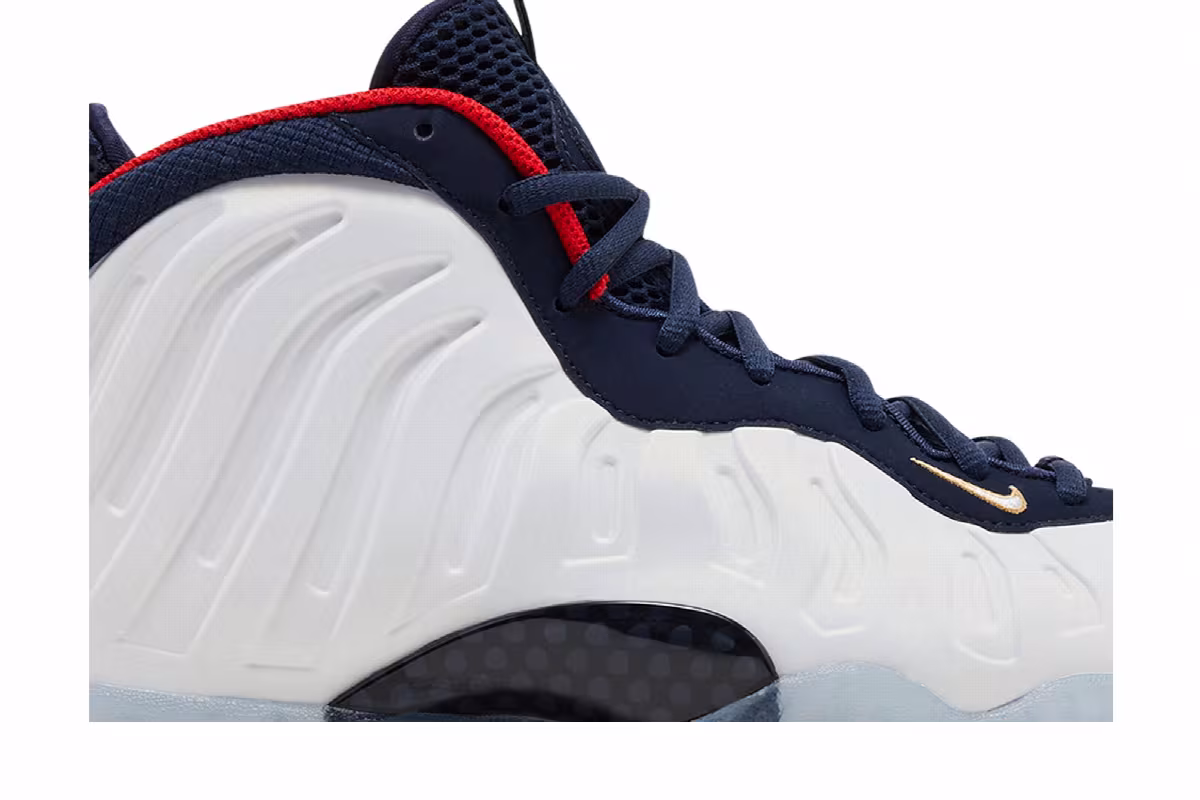 Nike Little Posite One GS Olympic 2024, view 3