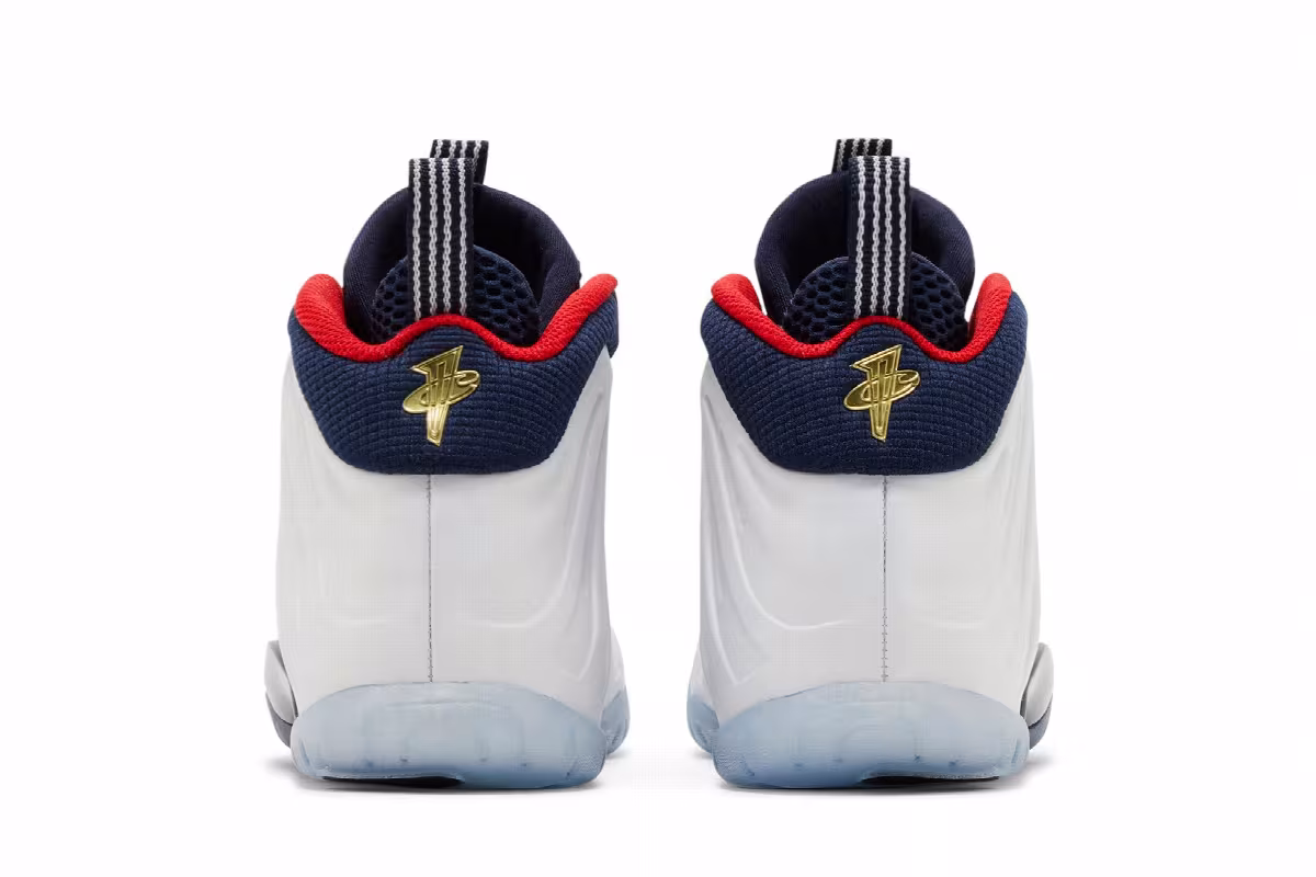 Nike Little Posite One GS Olympic 2024, view 7