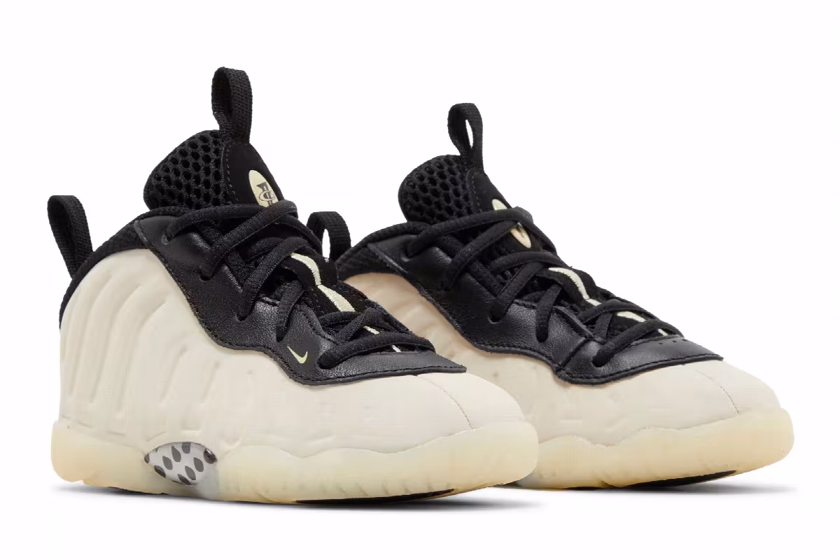 Nike Little Posite One TD Light Orewood Brown, view 9