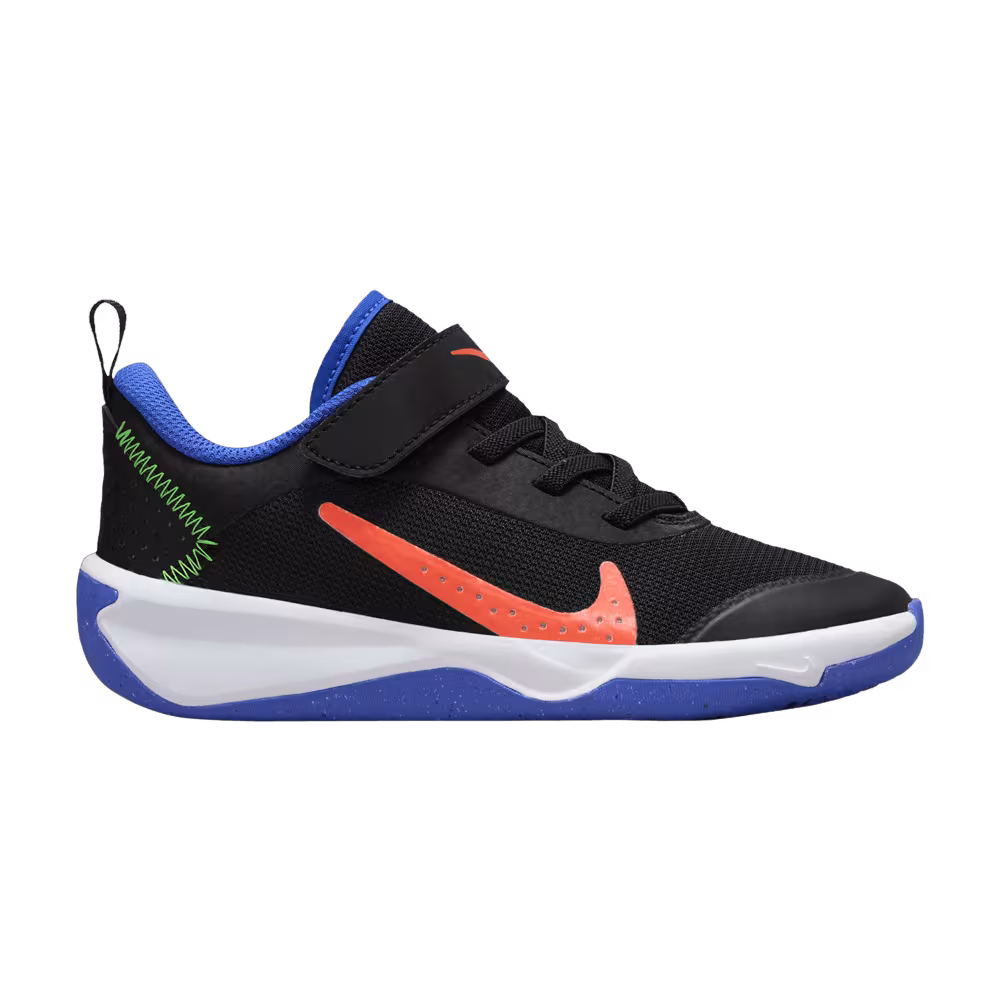 Nike Omni Multi-Court PS Black Hyper Orange Blue