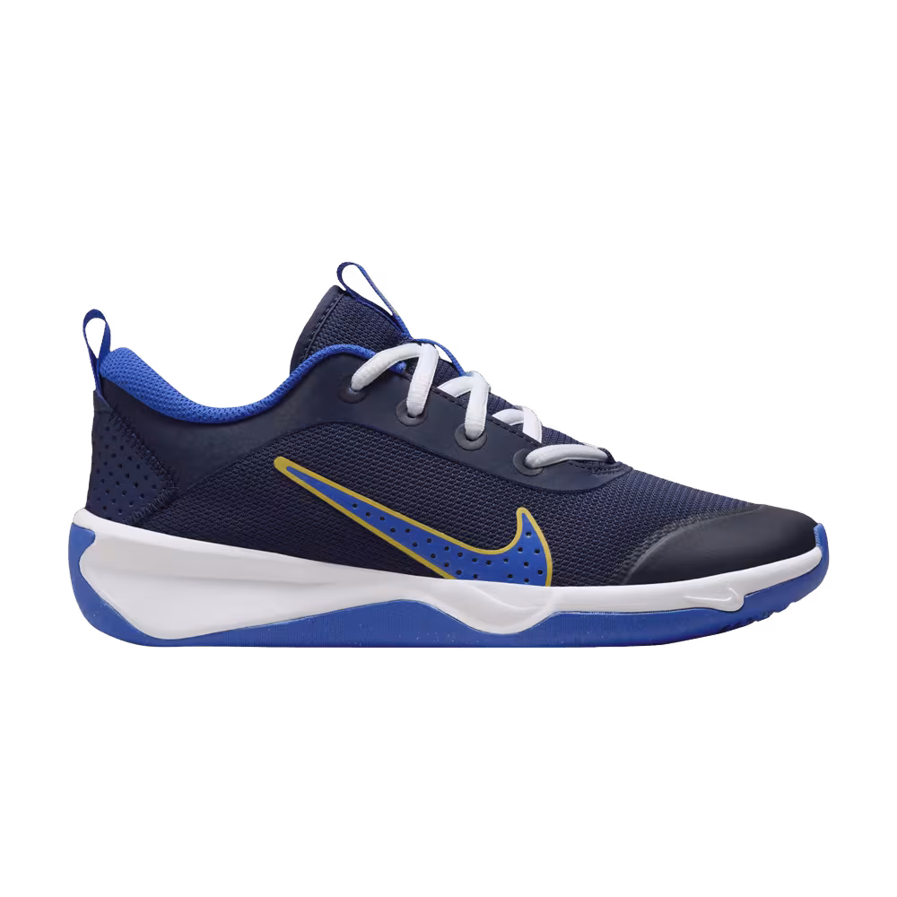 Nike Omni Multi-Court GS Midnight Navy Saturn Gold