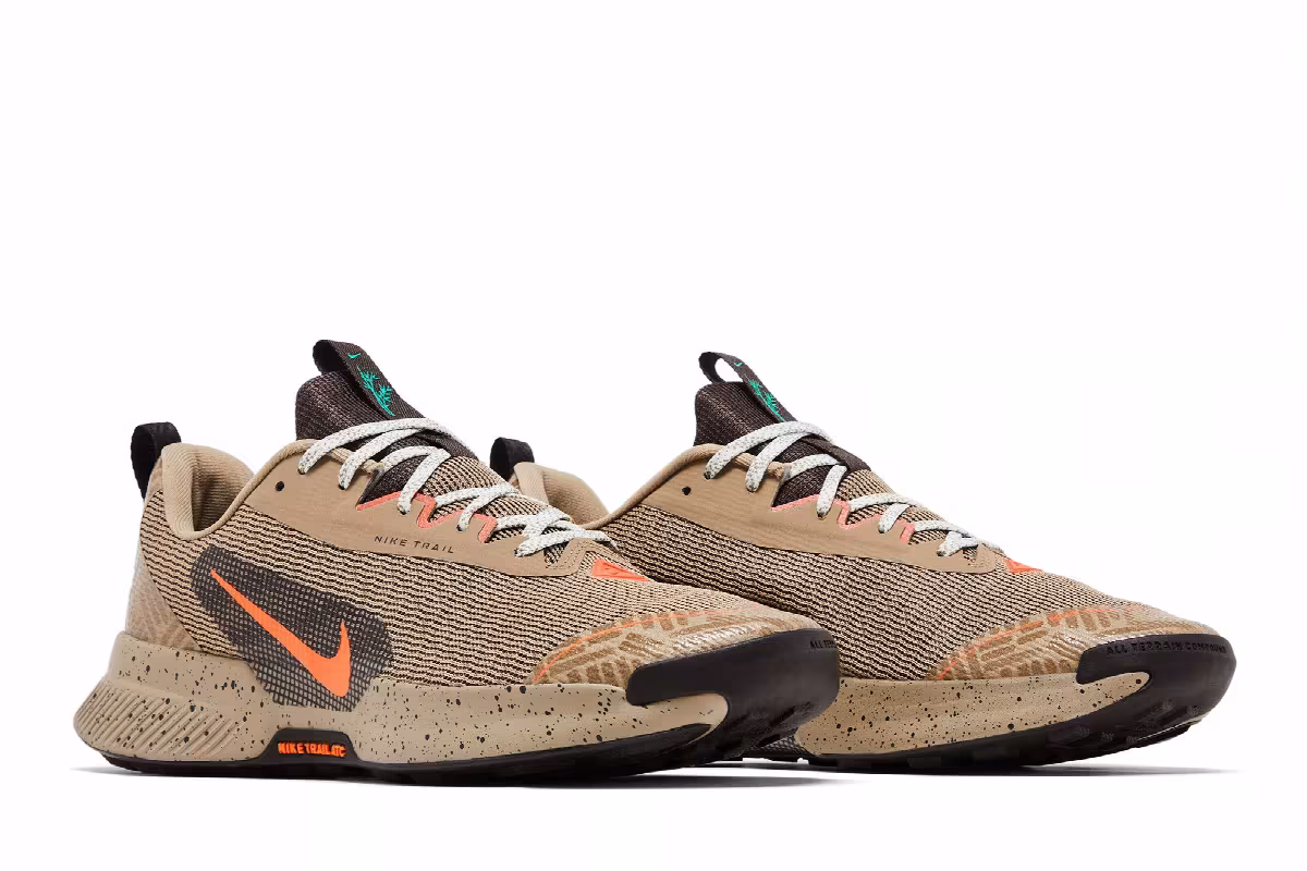Nike Juniper Trail 3 Khaki Vintage Coral, view 9