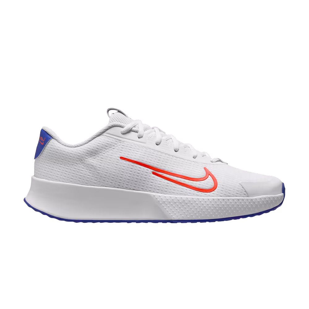 NikeCourt Vapor Lite 2 HC White Hyper Royal Crimson