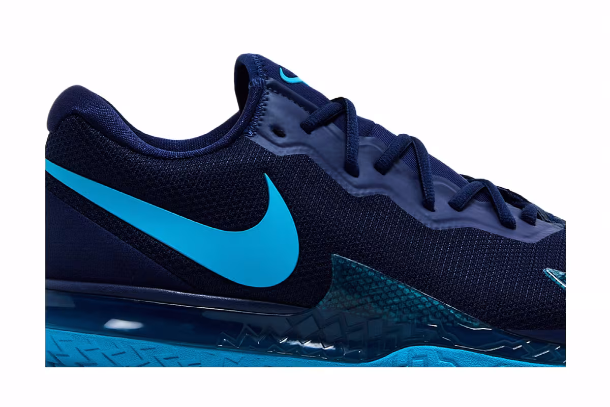 NikeCourt Zoom Vapor Cage 4 Rafa Blue Void, view 3