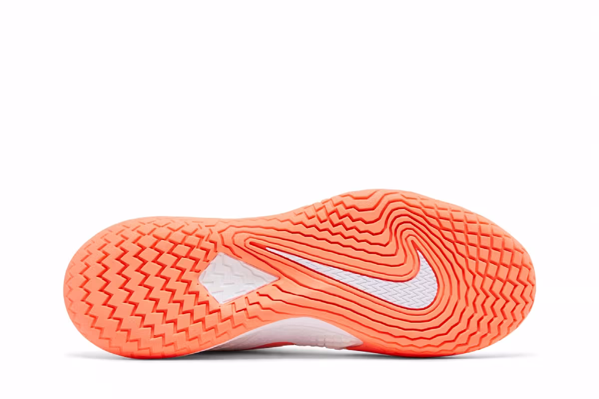 NikeCourt Zoom Vapor Cage 4 Rafa White Bright Mango, view 5