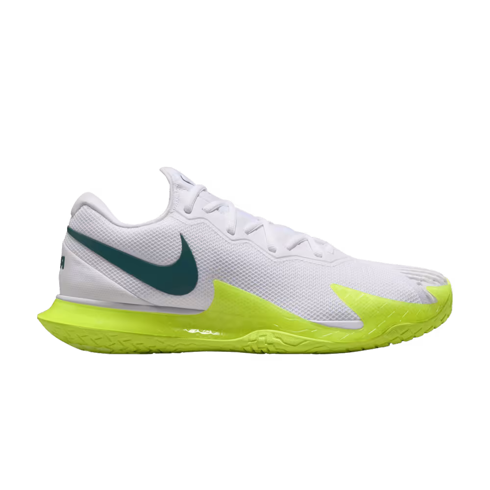 NikeCourt Zoom Vapor Cage 4 Rafa White Volt Geode Teal