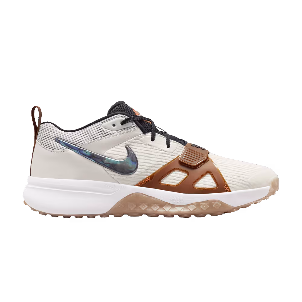 Nike Air Zoom Diamond Elite Turf Summit White Dark Russet