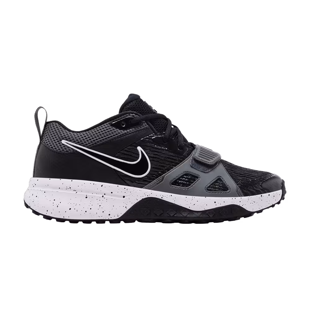 Nike Air Zoom Diamond Elite Turf Black White Splatter