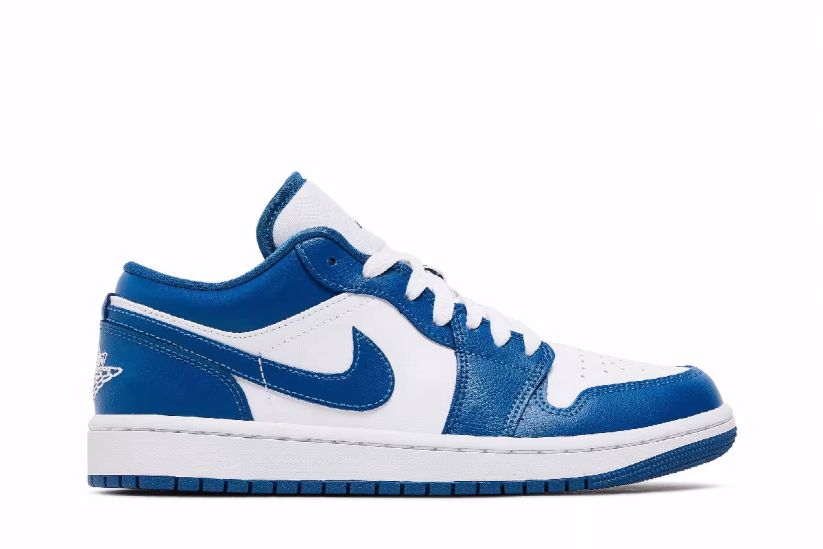 Women's Air Jordan 1 Low Marina Blue, view 2
