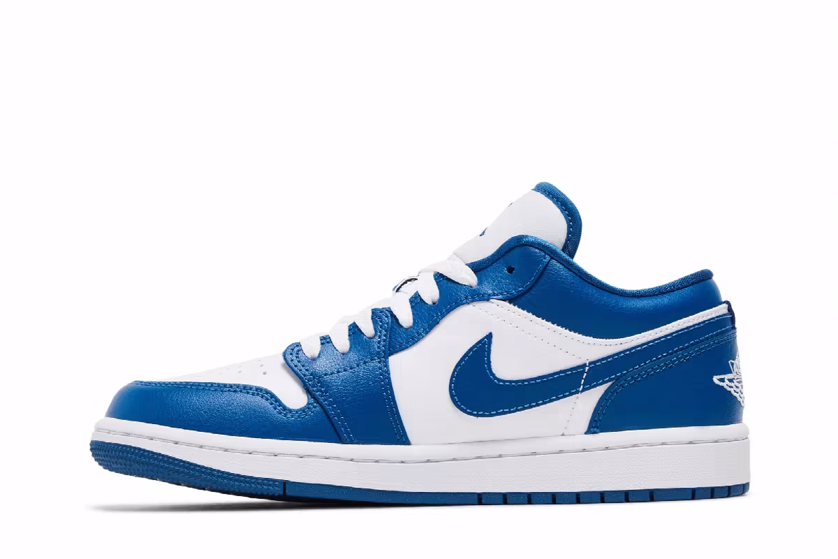 Women's Air Jordan 1 Low Marina Blue, view 4