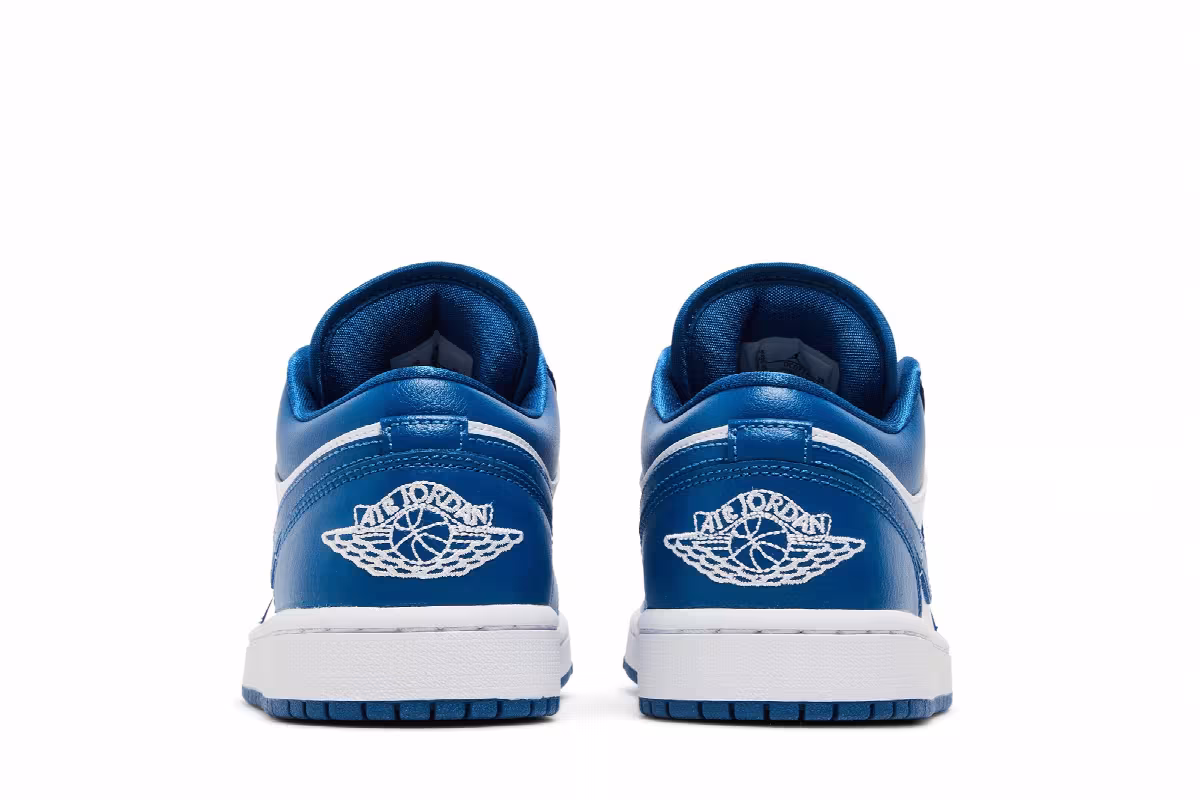 Women's Air Jordan 1 Low Marina Blue, view 7