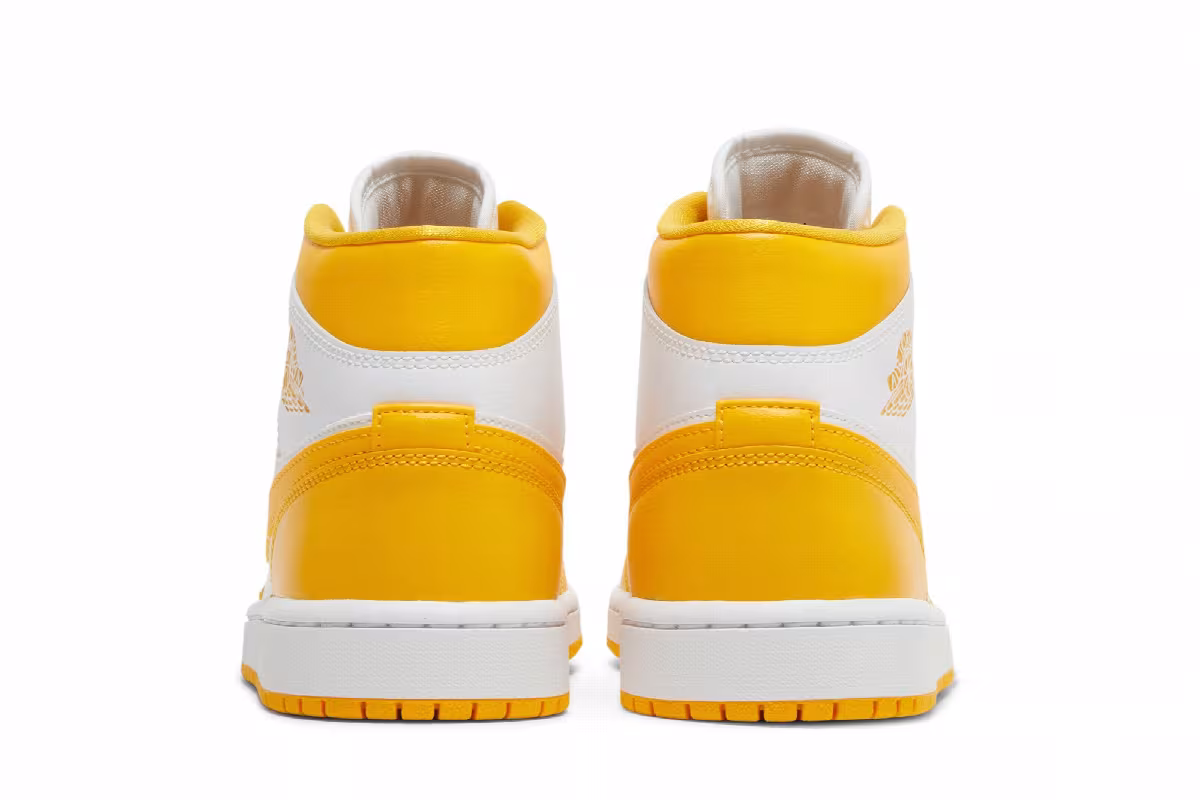 Women's Air Jordan 1 Mid University Gold, view 7