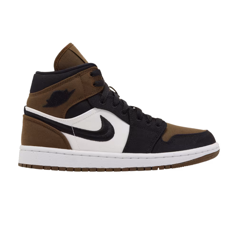 Women's Air Jordan 1 Mid SE Olive Toe