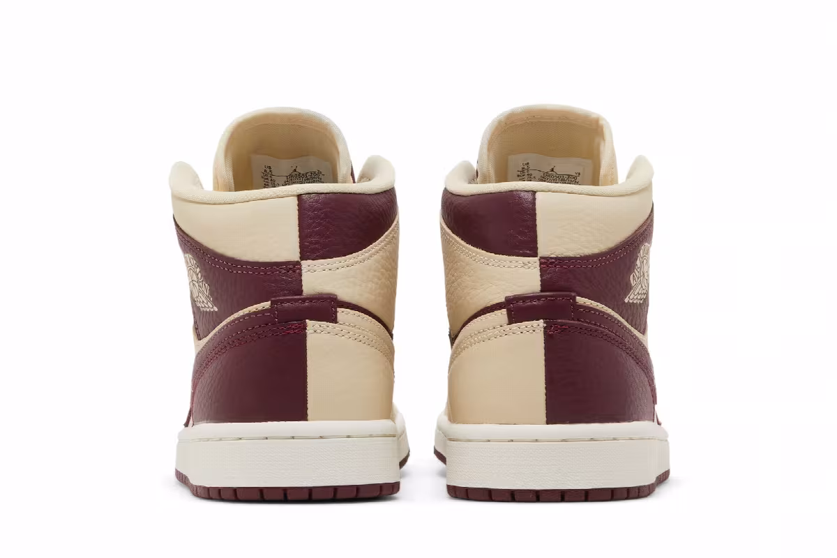 Women's Air Jordan 1 Mid SE Split - Beach Cherrywood, view 7