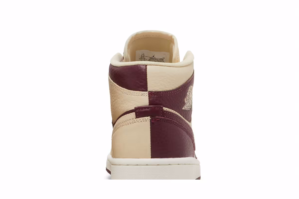 Women's Air Jordan 1 Mid SE Split - Beach Cherrywood, view 8