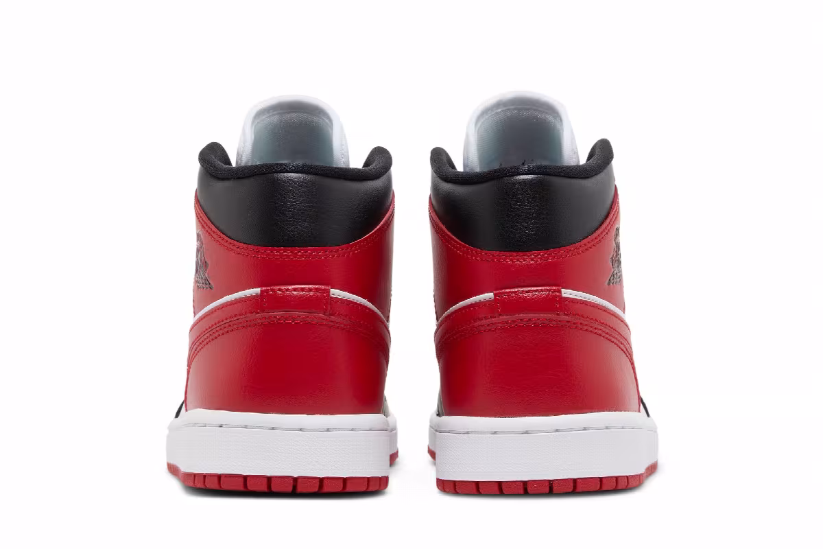 Women's Air Jordan 1 Mid Alternate Bred Toe, view 7