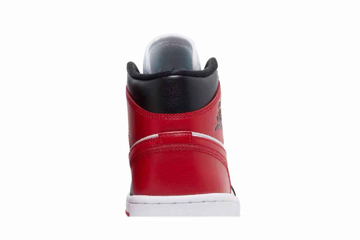 Women's Air Jordan 1 Mid Alternate Bred Toe, view 8