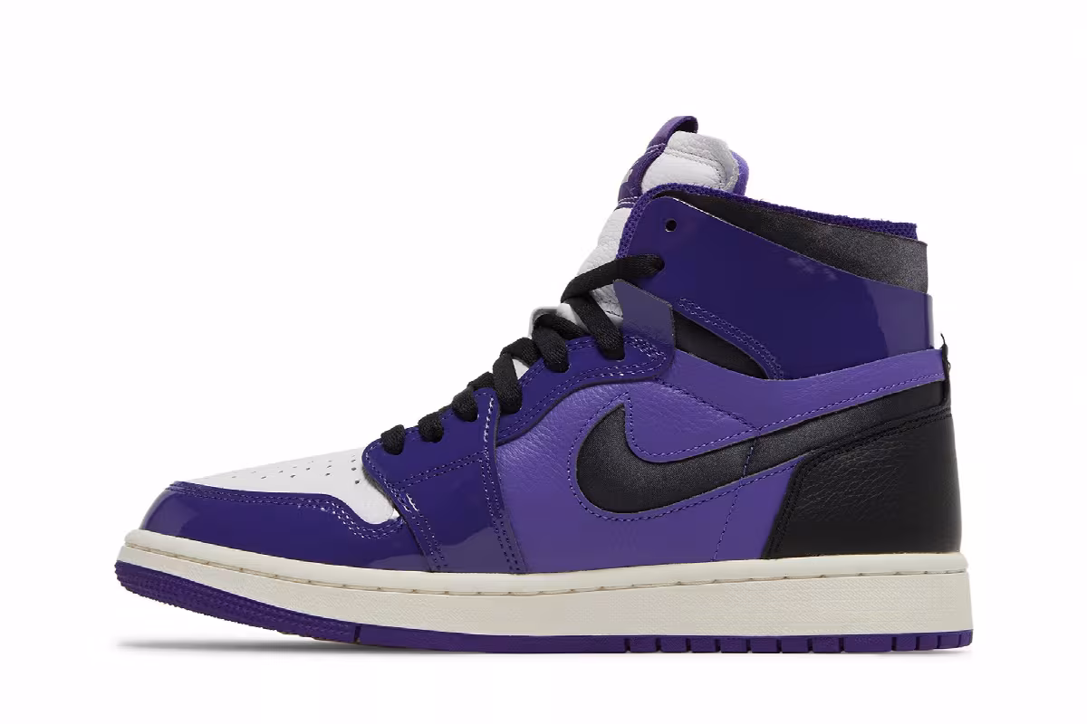 Women's Air Jordan 1 Zoom Comfort Court Purple Patent, view 4