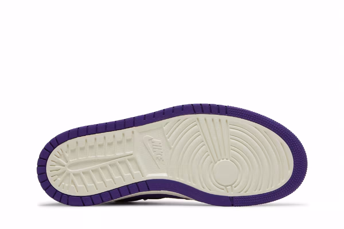 Women's Air Jordan 1 Zoom Comfort Court Purple Patent, view 5