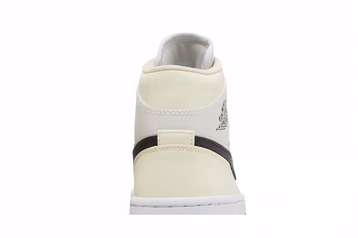 Women's Air Jordan 1 Mid Coconut Milk, view 8