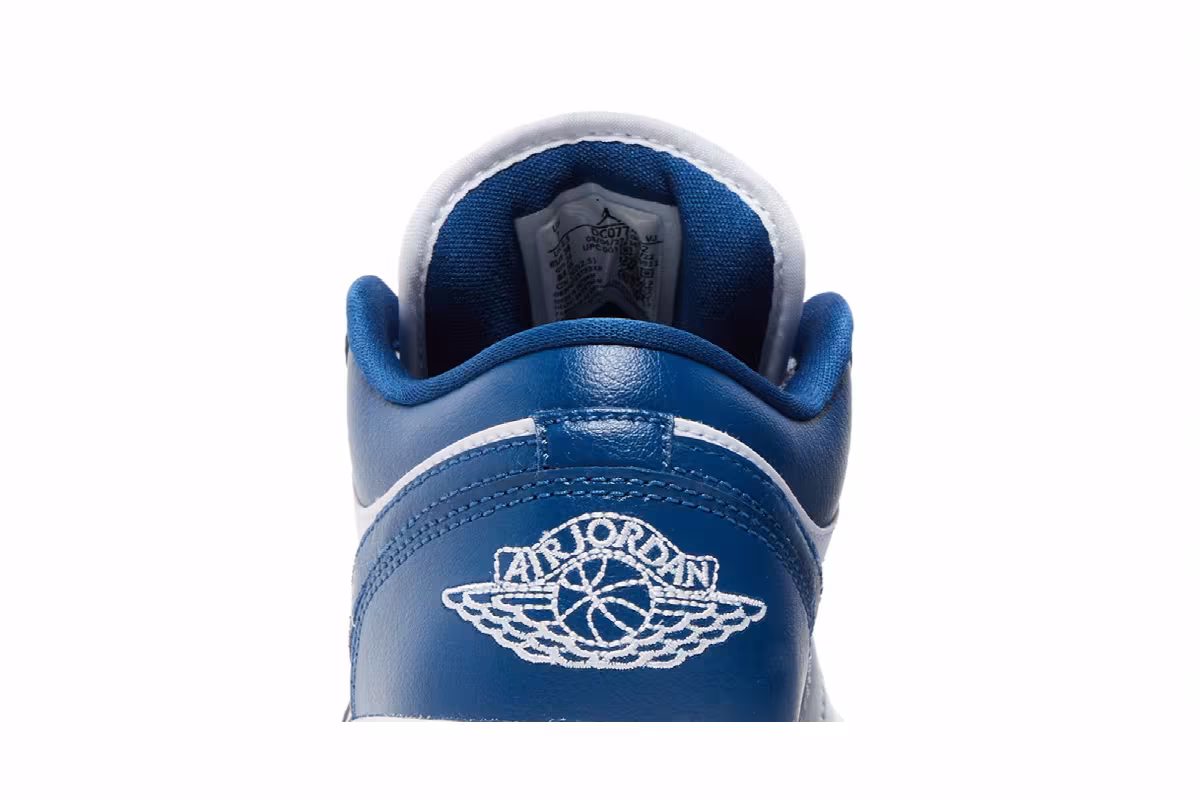 Women's Air Jordan 1 Low French Blue, view 8