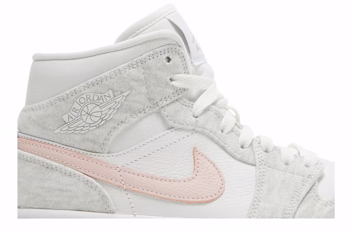 Women's Air Jordan 1 Mid SE Light Iron Ore, view 3