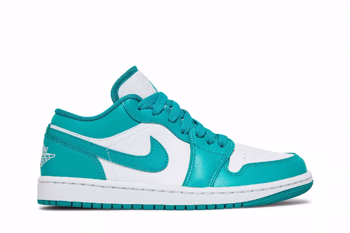 Women's Air Jordan 1 Low New Emerald, view 2