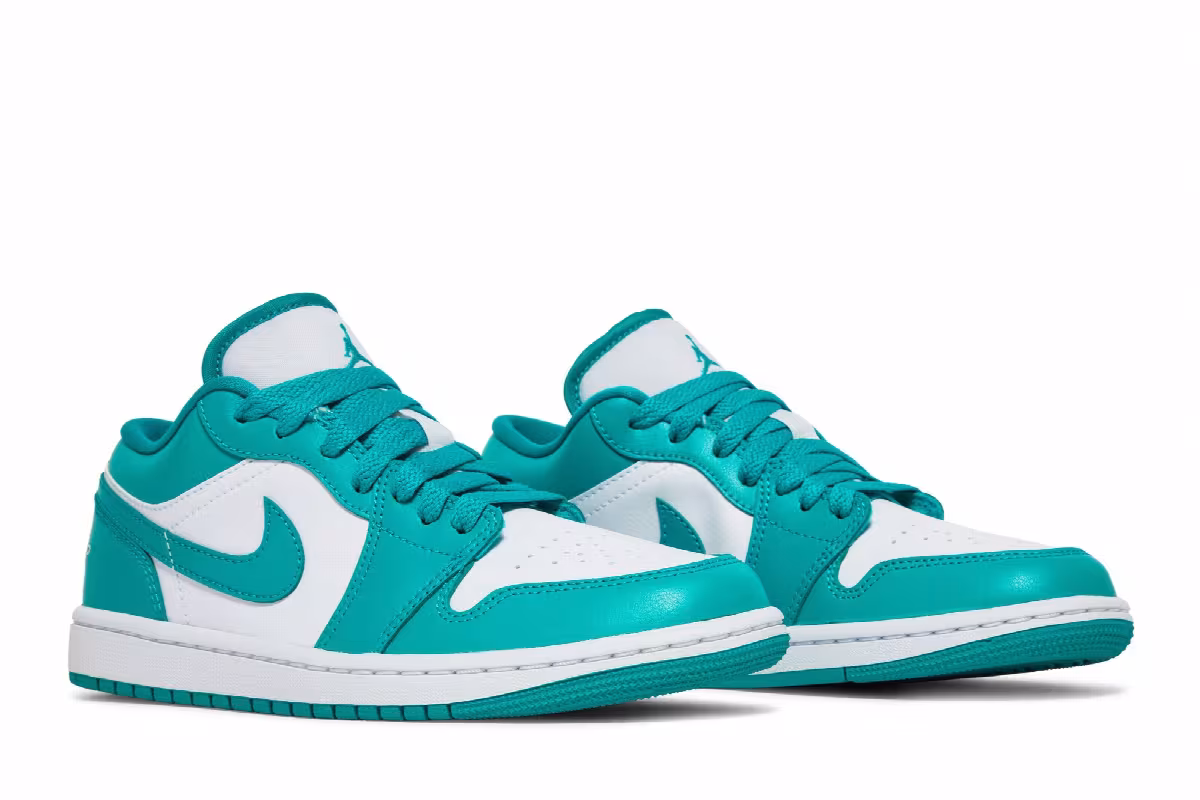 Women's Air Jordan 1 Low New Emerald, view 9