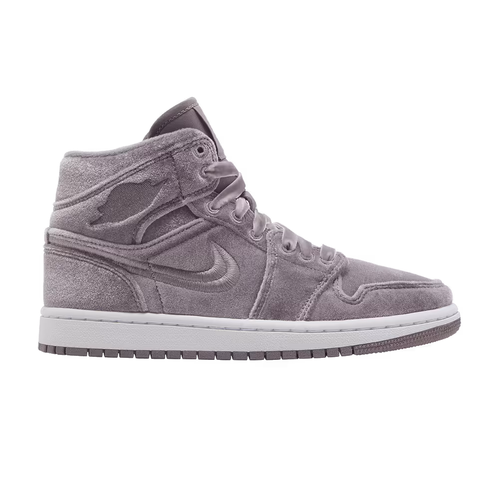 Women's Air Jordan 1 Mid Purple Velvet