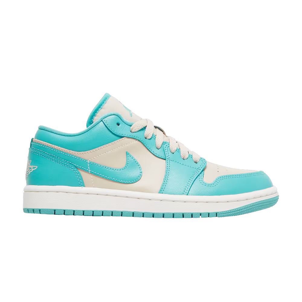 Women's Air Jordan 1 Low Tropical Teal Sandy Beige