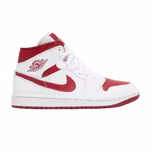 Wmns Air Jordan 1 Mid 'White Pomegranate'