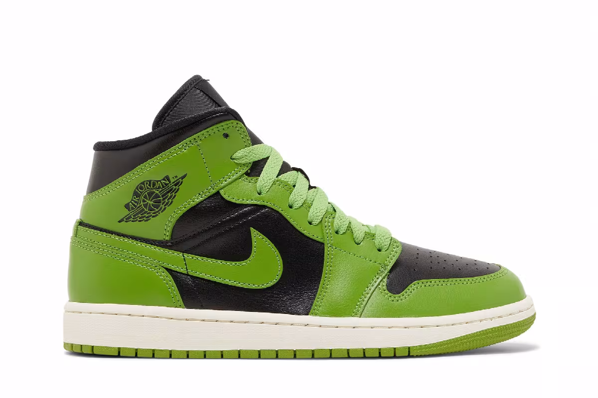 Women's Air Jordan 1 Mid Altitude Green, view 2