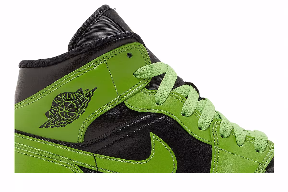 Women's Air Jordan 1 Mid Altitude Green, view 3