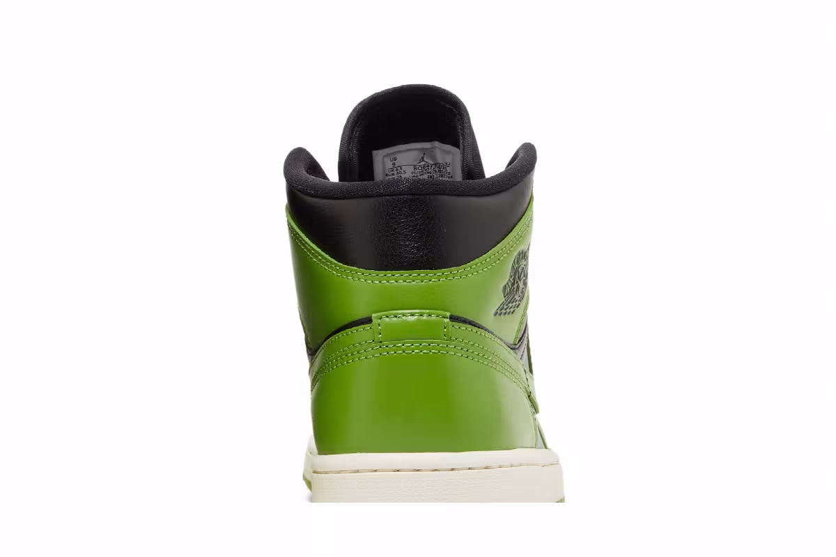 Women's Air Jordan 1 Mid Altitude Green, view 8