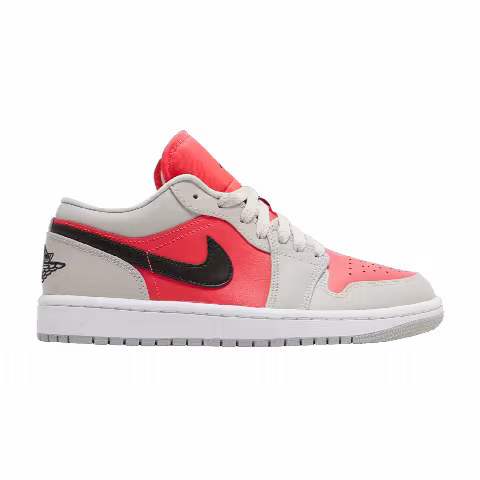 Wmns Air Jordan 1 Low 'Light Iron Ore Siren Red'