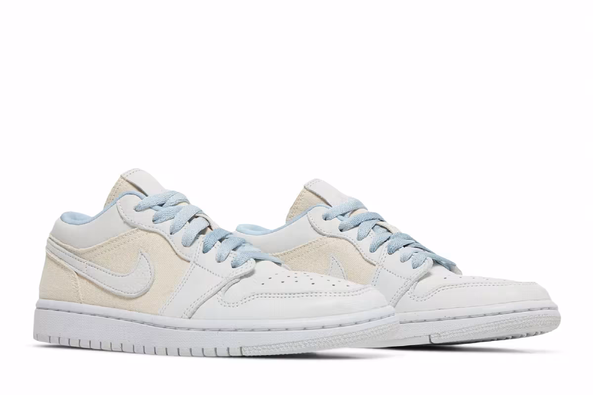 Women's Air Jordan 1 Low Sail Canvas, view 9