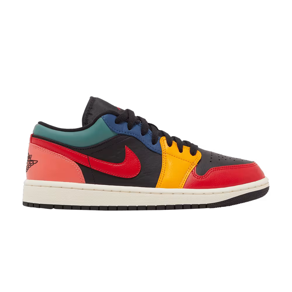 Women's Air Jordan 1 Low SE Black Multi-Color